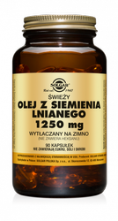 SOLGAR OLEJ Z SIEMIENIA LNIANEGO 1250MG 90KAPSUŁEK