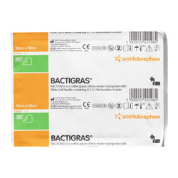 BACTIGRAS OPATRUNEK PARAFINOWY 10CMX10CM 1 SZTUKA