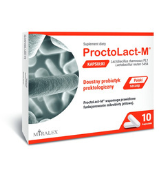 PROCTOLACT-M 10KAPSUŁEK, data ważności 05.26