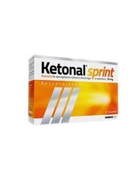Ketonal Sprint 25 mg 12 saszetek