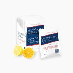 Glukoza, proszek, smak cytrynowy, 75 g
