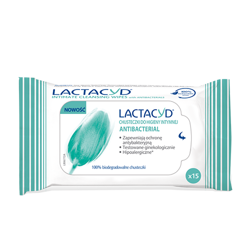 LACTACYD CHUSTECZKI ANTIBACTERIAL 15SZTUK