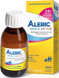 Aleric Deslo Active syrop 60 ml, data ważności 12.25