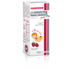 MAGNEFAR B6 JUNIOR PŁYN 120ML