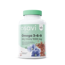 Osavi Omega 3-6-9 olej lniany 1000mg 120 kapsułek