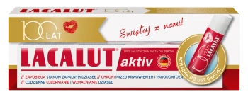 Lacalut Aktiv pasta do zębów 75ml + pomadka do ust