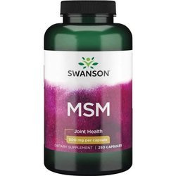 SWANSON MSM 500MG 250KAPSUŁEK