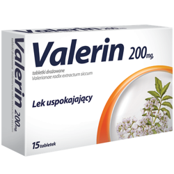VALERIN FORTE 200MG 15TABLETEK DRAŻOWANYCH