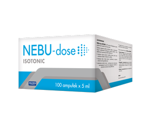 Nebu-Dose Isotonic, 0,9% roztwór soli fizjologicznej, 100 ampułek po 5 ml