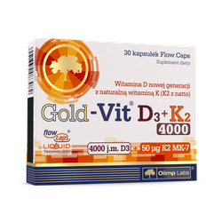 Olimp Gold Vit D3+K2 4000 30 kapsułek