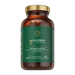 MYBEST DETOX. oczyszczanie organizmu, 90 KAPSUŁEK, data ważności 11.26