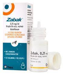 ZABAK 0,25MG/ML KROPLE DO OCZU 5ML