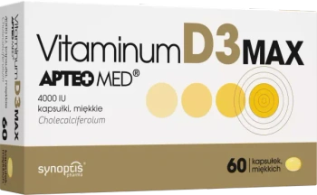 Vitaminum D3 Max Apteo Med 4000 IU, 60 kapsułek