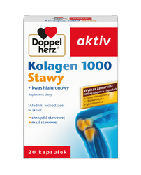 DOPPELHERZ AKTIV KOLAGEN 1000 STAWY 20KAPSUŁEK