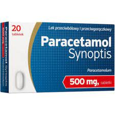Paracetamol Synoptis 500 mg 20 tabletek