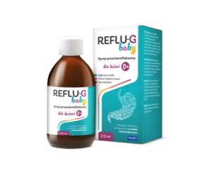 Reflu-G baby, syrop przeciwrefluksowy, dla dzieci, 210 ml