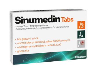 Sinumedin Tabs 10 tabletek