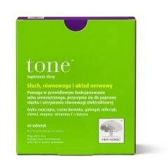 Tone, słuch, równowaga i układ nerwowy, 60 tabletek