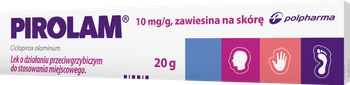 Pirolam 1% zawiesina na skórę, 20 g
