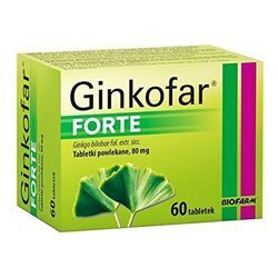 Ginkofar Forte 80 mg 60 tabletek