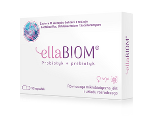 Ellabiom, probiotyk dla kobiet, 10 kapsułek