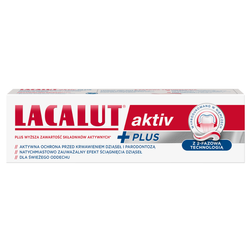 Lacalut Aktiv Plus+, pasta do zębów, 75 ml