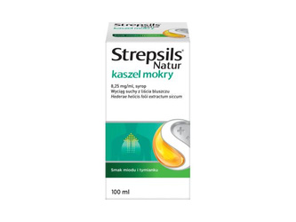 Strepsils Natur Kaszel Mokry syrop 100 ml
