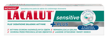 Lacalut Sensitive Plus, pasta do zębów, 75ml