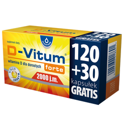 D-VITUM FORTE 2000J.M.150KAPSUŁEK