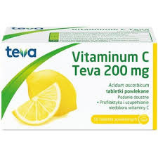 VITAMINUM C 200 TEVA 50TABLETEK