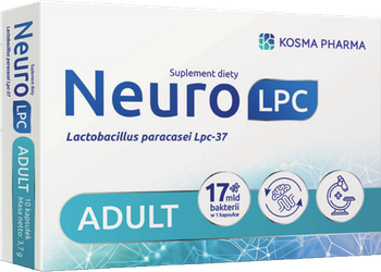 NeuroLPC Adult, psychobiotyk na dobry nastrój, 20 kapsułek