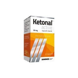 Ketonal Active 50 mg 20 kapsułek