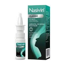 Nasivin Classic 0,5mg/ml, spray do nosa, 10 ml