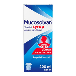 Mucosolvan syrop 30 mg/5 ml, 200 ml