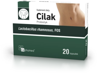 Cilak, probiotyk,  20 kapsułek