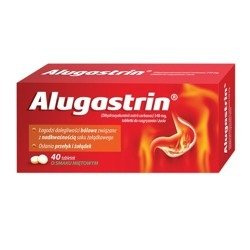 Alugastrin, tabletki do ssania, 40 sztuk