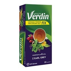 VERDIN FIX EARL GREY 20SASZETEK