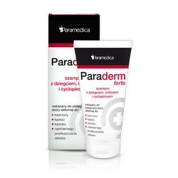 Paraderm Forte szampon z dziegciem, na łupież,150 g