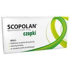 Scopolan 10 mg, czopki, 6 sztuk