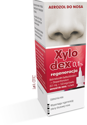 Xylodex 0,1% regeneracja, aerozol do nosa, 10 ml