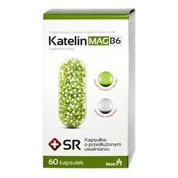 Katelin Mag B6, magnez + potas, 60 kapsułek
