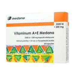Vitaminum  A+E Medana 20 kapsułek