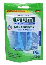 SUNSTAR EASY-FLOSSERS NITKO-WYKAŁACZKI 30SZTUK 890