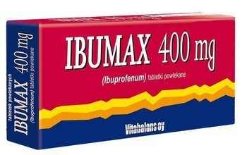 Ibumax 400 mg, ibuprofen, 30 tabletek