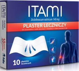Itami przeciwbólowe plastry lecznicze 10 sztuk