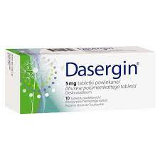 Dasergin 5 mg, na alergie, 10 tabletek