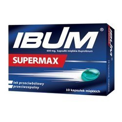 Ibum Supermax 600 mg 10 kapsułek
