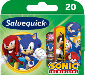 Salvequick Sonic, zestaw plastrów, 20 sztuk