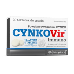 Olimp Cynkovir Immuno, 30 tabletek do ssania