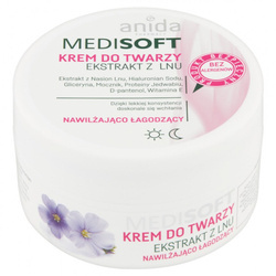 MEDI SOFT KREM NAWILŻ-ŁAGODZ,  KWIAT LNU 100ML